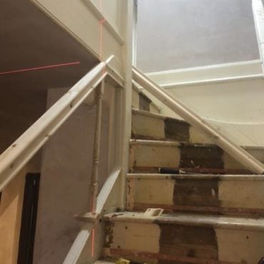 Precision alignment using laser level